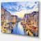 Designart - Grand Canal Panorama - Landscape Photography Canvas Print